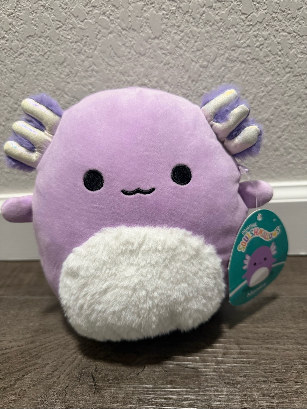 Squishmallow - Monica the Axolotl - Purple - 7" - NWT